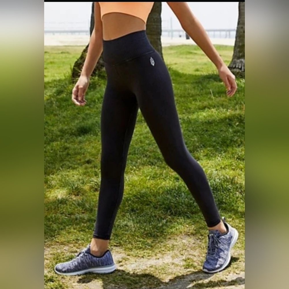 Free People Good Karma Black High-Rise Leggings- SOLD OUT Style